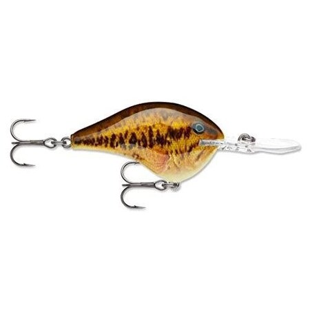 Rapala Dt 08, Balsa, 2 38 Oz, Running Depth 8', Vmc 5 Trebles, Livesmallmouth Bass DT08SBL